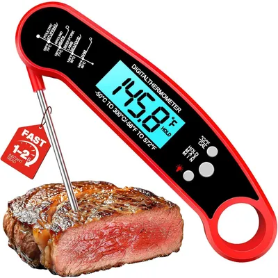 Produktbild von Fleischthermometer mit schnellerer Messung und wasserdichter Sonde