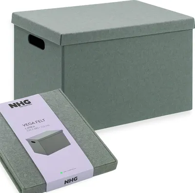 Produktbild von NHG Aufbewahrungsbox VEGA FELT STORAGE Filz L salbeigrün
