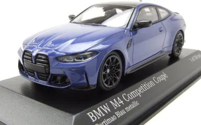 Produktbild von Minichamps 410020125 BMW M4 2020 blau metallic 1:43