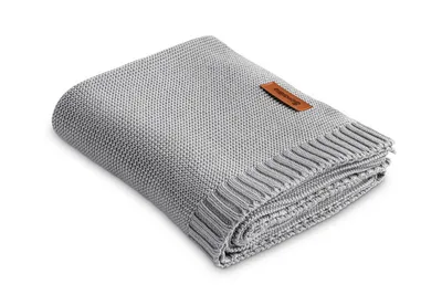 Produktbild von SENSILLO - Babydecke Baumwolle und Bambus - Neugeborene und Babys - 80x100cm - Grau