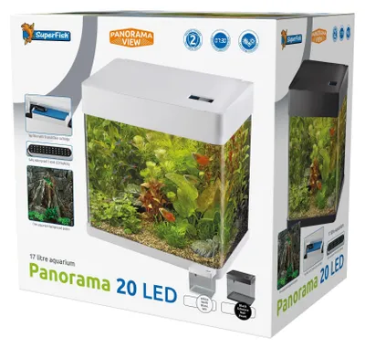 Productafbeelding van SuperFish Panorama 20 Zwart | 17L | 32 x 20 x 32 CM