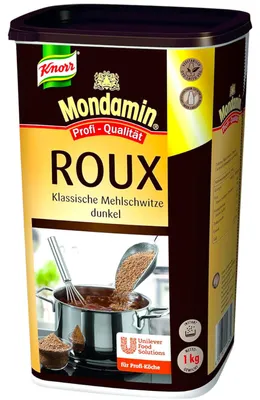 Produktbild von Mondamin Roux Klassische Mehlschwitze dunkel Profi Qualität 1000g