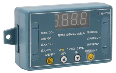 Zdjęcie produktu dla Moduł opóźniający 5 V DC, 32 tryby pracy, cyfrowy wyświetlacz LED, regulowany czas, moduł automatycznego sterowania silnikiem