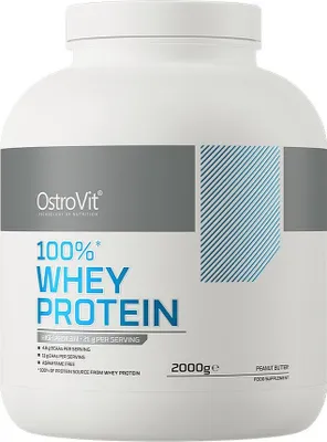 Produktbild von OstroVit 100% Whey Protein – 2000 g-Dose Peanut Butter