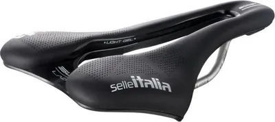 Produktbild von Selle Italia SLR Boost Lady TI 316 Superflow S3 - schwarzer Damen-Sattel mit ....