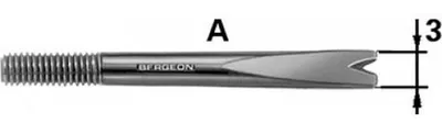 Produktbild von Bergeon 6767-A Ersatzgabel für Federspannwerkzeug 3 0mm