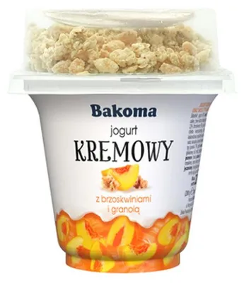 Produktbild von Cremiger Pfirsichjoghurt mit Granola 230 g
