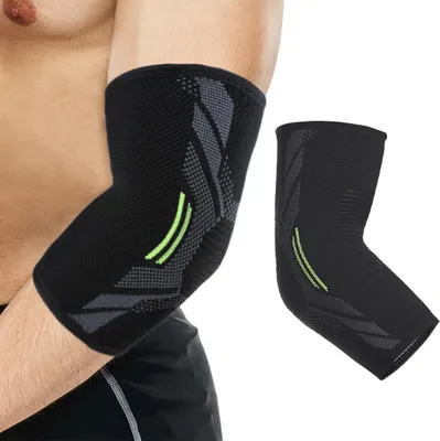 Produktbild von 1 Stück Ellenbogenbandage für Tendinitis und Epicondylitis - Kompressionsmuffe Arm - Geeignet für Männer und Frauen