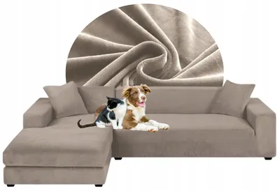 Produktbild von 2er Set Sofabezug - Beige - 2-Sitzer 145-185 cm - Elastischer Couchbezug Stretch