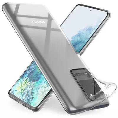 Produktbild von NALIA Hülle "GLAZE" für Samsung Galaxy S20 Ultra - Klare TPU Schutzhülle, Anti-Gelb, Schlank & Leicht - Transparente Handyhülle