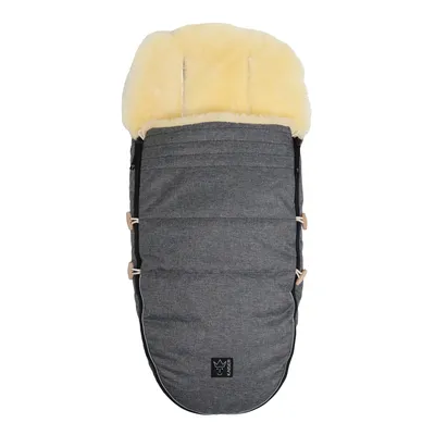 Produktbild von Kaiser, Love the Nature Lammfell Kinderwagen Fußsack, anthracite melange