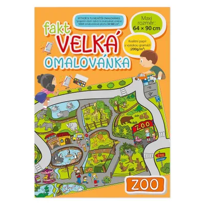 Immagine prodotto di Baloušek Stampa davvero grande pagina da colorare Zoo
