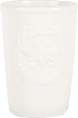 Produktbild von Clayre & Eef Zahnbürstenhalter Ø 8x12 cm Weiß Keramik