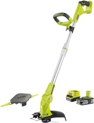 Image de Coupe-bordures HYBRIDE RYOBI 18V ONE+, Coupe 25-30 cm, Fil 1 x 1,6 mm, Batterie 2.5Ah + Chargeur, RAC155