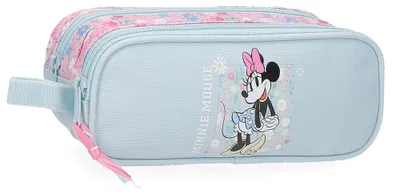 Immagine prodotto di Custodia per penne Disney Minnie, astuccio per bambini, in poliestere, confezione da tre