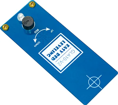 Produktbild von Geeetech GLA10 V2 Upgrade FDM 3D-Druckerbett-Nivellierungswerkzeug, elektronische Hilfsnivellierung mit Anzeige-LED und Piepser fuer verstellbare Bauplatte und Heizbett zum Ersetzen von Papier/Fuehlerlehre/automatische Nivellierung, 3D-Druckerzubehoer, Anti-Shedding-Batteriedesign