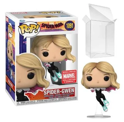 Zdjęcie produktu dla Funko Pop! Marvel: Spider-Man – Spider-Gwen #1091 – ekskluzywna figurka z serii Collector Corps