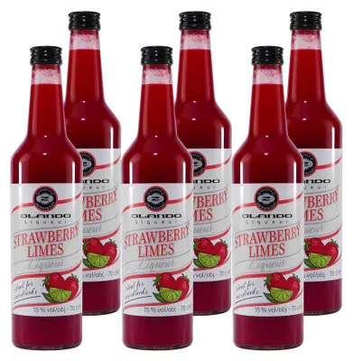 Produktbild von Olando Strawberry-Limes Liqueur (6 x 0,7L)