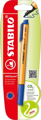 Produktbild von Umweltfreundlicher Filzstift - STABILO GREENpoint - Einzelstift - blau