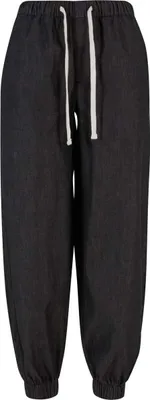 Productafbeelding van Urban Classics trainingsbroek dames, lichte denim joggingbroek, zwart, maat 4XL