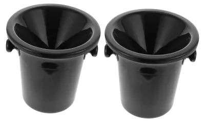 Produktbild von Doppelwandige Eisbehälter mit Deckel - Set von 2 - Ideal für Getränke