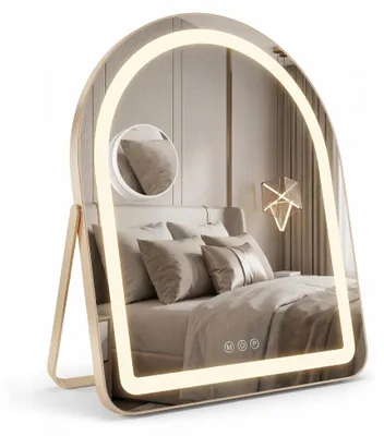 Image de Rea Miroir Led Glam L.gold 40x45cm