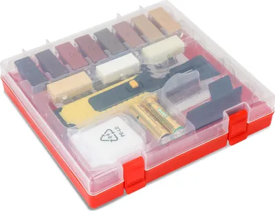 Produktbild von Hengda Holz Reparatur und Fliesen Set 17-teilig - 11 versch. Farbtöne - Wachs Reparatur Set für Fliesen Kacheln & Steingut Oberflächen reparieren und Holz Oberflächen aller Art, Holz Reparatur Set