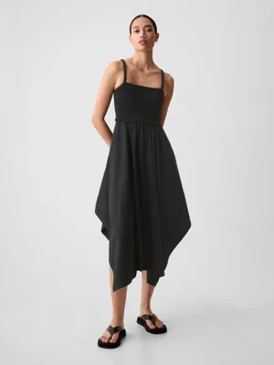 Produktbild von GAP Damen A-Linien Kleid halblang mit Trägern und eckigem Ausschnitt XXS