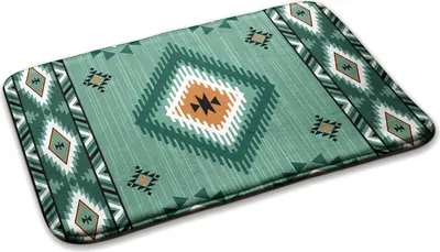 Produktbild von Teppich Wohnzimmer Schlafzimmer Modern - 90 cm x 60 cm - Geometrisches Muster