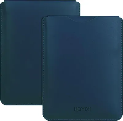 Image de HoYiXi E-Reader Housse en cuir léger 6 pouces Bleu