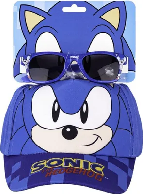 Produktbild von Sonic The Hedgehog Set Mütze + Sonnenbrille