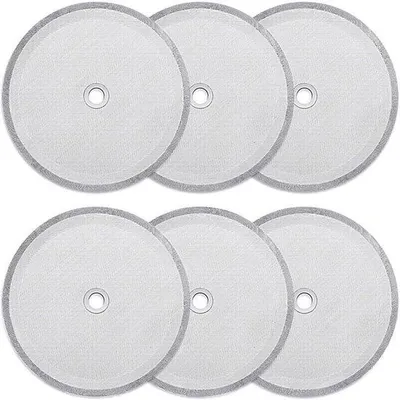 Produktbild von Universalisierte RVS Kaffee-Filter - 6 Stück Ersatzfilter für Drucksysteme, Mesh-Filter für 8 Tassen Kaffee