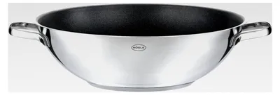 Produktbild von Wok 32 cm aus Edelstahl 18/10 mit ProCeraPlus Keramikbeschichtung, temperaturbeständig bis 260 °C
