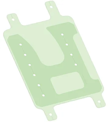 Image de Samsung, adhésif pour batterie Galaxy S23 Ultra Service Pack, vert