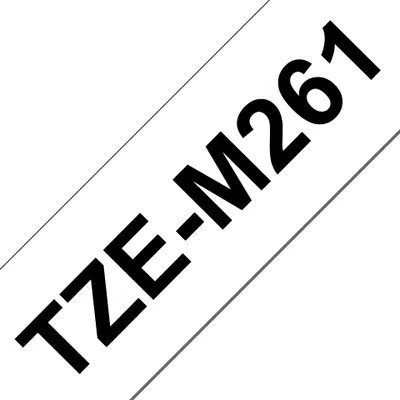 Produktbild von Brother TZE-M261, Schwarz auf weiss, TZe, Weiß, Wärmeübertragung, China, 5 Jahr(e)