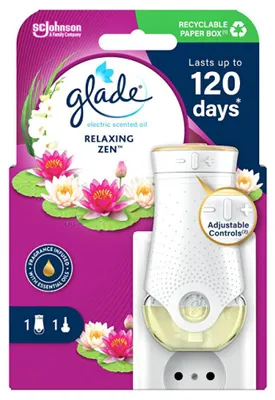 Produktbild von Elektrischer Lufterfrischer + Nachfü llung Relaxing Zen 20 ml