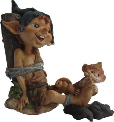 Produktbild von Pixie - Indianer am Marterpfahl - am Baum gebunden, Affe feixt