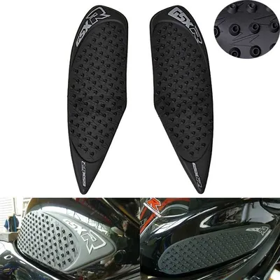 Productafbeelding van Antislip-oliebakpad sticker, kniegrip-tractieplaat voor Suzuki GSXR600 GSXR750, modeljaren 2008-2010, zwart