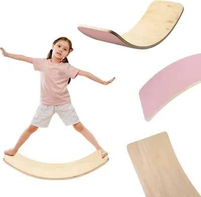 Zdjęcie produktu dla Deska do balansowania Llama Smile - łososiowa