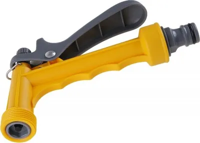 Produktbild von Spritzpistole aus Kunststoff mit Universaladapter für 1/2" und 3/4" Schlauchanschluss