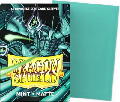 Obrázok produktu pre Japonské návleky Dragon Shield Matte Mint (60 ks)