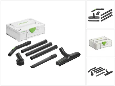 Productafbeelding van Festool RS-ST D 27/36-Plus standaard reinigingsset ( 577257 ) + verlengbuizen + mondstukken + Systainer opvolger van 576839