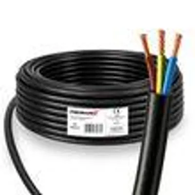 Produktbild von PremiumX Schlauchleitung H05VV-F 3x1 mm² 50 Meter flexible Anschlussleitung PVC