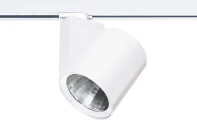 Produktbild von Eglo 61458 FERRONEGO 111 LED 3-Phasen-Schienen Strahler 36,5W Ø120mm Weiss Irisierend Neutralweiss