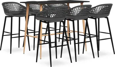 Produktbild von 7-tlg. Bar-Set Schwarz und Grau