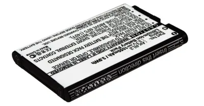 Produktbild von Akku für Emporia Essence Plus Li-Ion 3,7 Volt 1050 mAh schwarz.