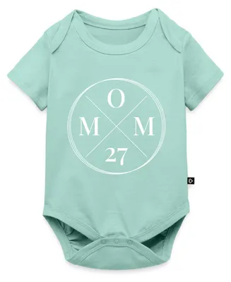 Produktbild von Spreadshirt Mama 2027 | Muttertag | Schwangerschaft Kurzarm Tages Baby Body, 68 (3-6 M.), Mint