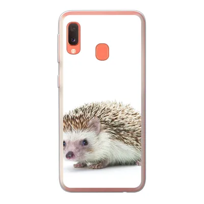 Produktbild von MuchoWow® Handyhülle Schutzhülle Hülle für Samsung Galaxy A20e Igel - Tiere - Weiß Silikon Softcase Handy Hülle - Abdeckung
