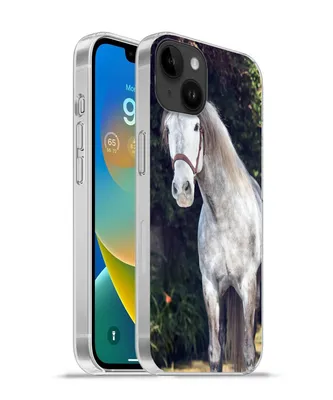 Produktbild von MuchoWow® Handyhülle Schutzhülle Hülle für Apple iPhone 14 Plus - Soft case Pferd - Halfter - Natur Silikon Softcase Handy Hülle - Abbildung