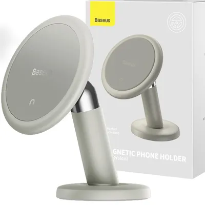 Immagine prodotto di Baseus C01 Supporto Magnetico Per Telefono Da Cruscotto Bianco (Succ000002)